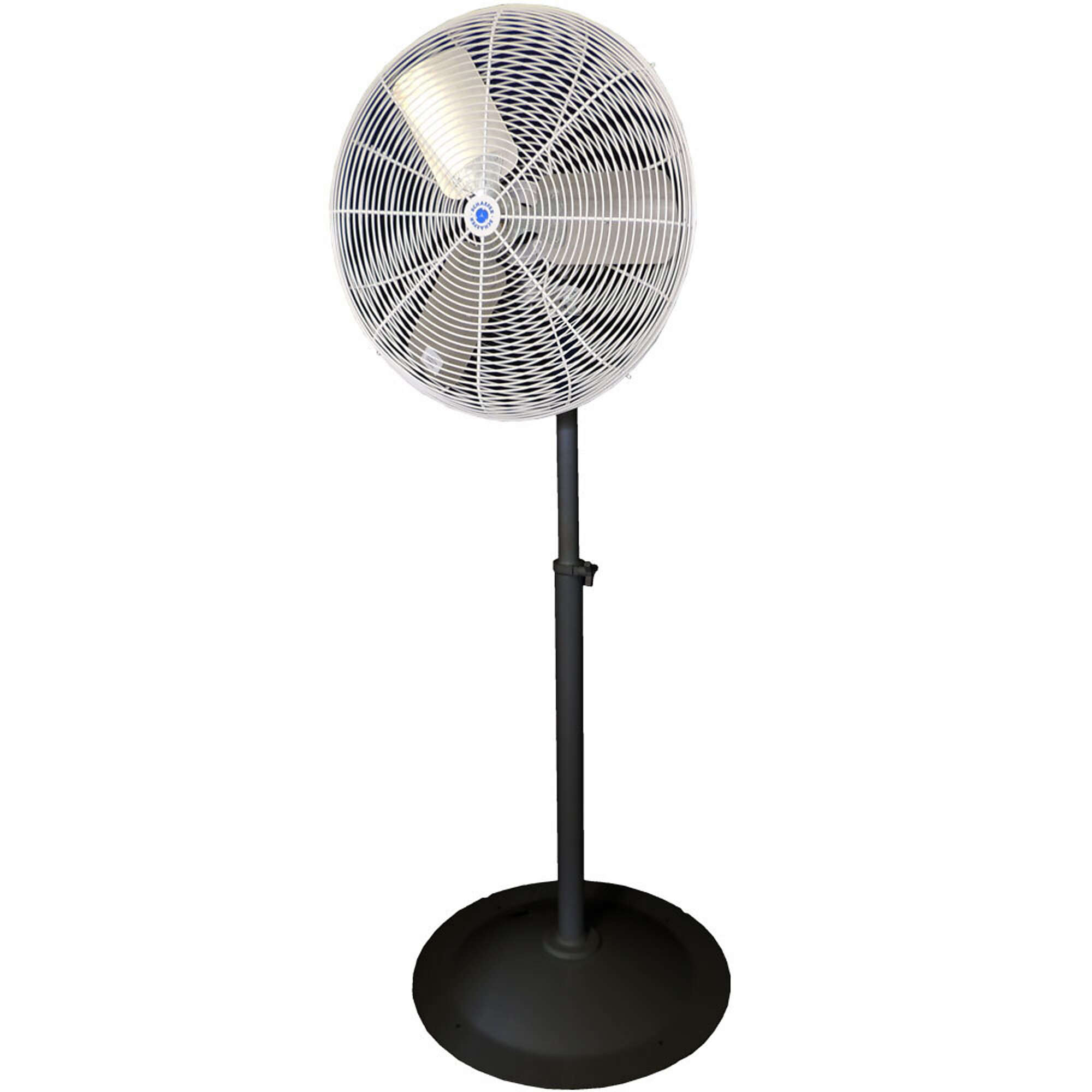 Schaefer, Pedestal Fan, Fan Diameter 30 in, Air Delivery 9420 cfm, Oscillating, Model# TW30W-PRB